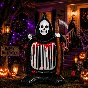 GLOBO METALIZADO HALLOWEEN PARCA 115 CM (U2604-16)